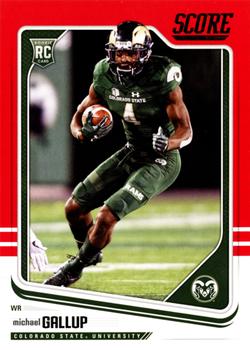 2018 Score - Red #388 Michael Gallup Front