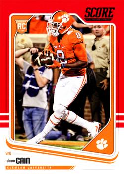 2018 Score - Red #393 Deon Cain Front