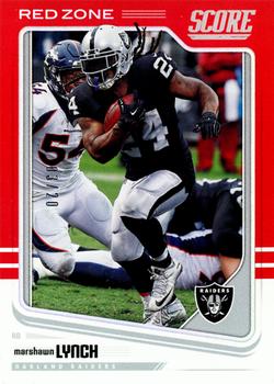 2018 Score - Red Zone #249 Marshawn Lynch Front