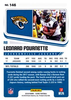 2018 Score - Scorecard #146 Leonard Fournette Back