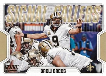 2018 Score - Signal Callers #21 Drew Brees Front