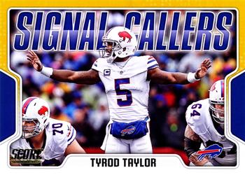 2018 Score - Signal Callers Gold #4 Tyrod Taylor Front