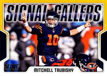 2018 Score - Signal Callers Gold #6 Mitchell Trubisky Front