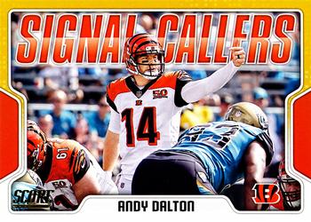 2018 Score - Signal Callers Gold #7 Andy Dalton Front