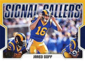 2018 Score - Signal Callers Gold #18 Jared Goff Front