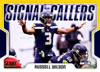 2018 Score - Signal Callers Gold #27 Russell Wilson Front