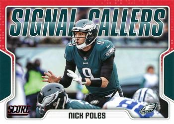 2018 Score - Signal Callers Red #8 Nick Foles Front