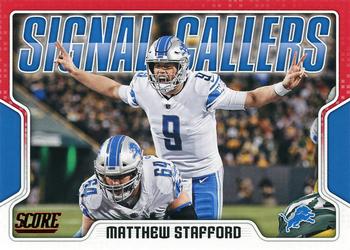 2018 Score - Signal Callers Red #10 Matthew Stafford Front