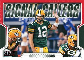 2018 Score - Signal Callers Red #11 Aaron Rodgers Front