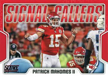 2018 Score - Signal Callers Red #16 Patrick Mahomes II Front