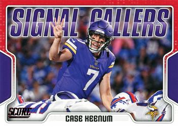 2018 Score - Signal Callers Red #19 Case Keenum Front