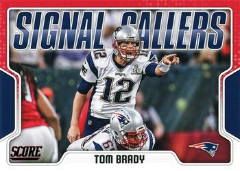 2018 Score - Signal Callers Red #20 Tom Brady Front