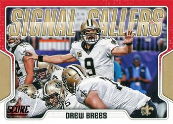 2018 Score - Signal Callers Red #21 Drew Brees Front