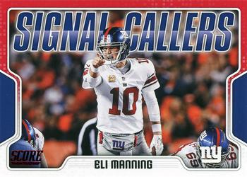 2018 Score - Signal Callers Red #22 Eli Manning Front