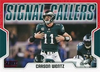 2018 Score - Signal Callers Red #24 Carson Wentz Front
