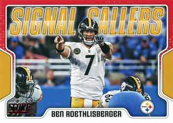 2018 Score - Signal Callers Red #25 Ben Roethlisberger Front