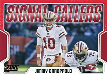 2018 Score - Signal Callers Red #26 Jimmy Garoppolo Front