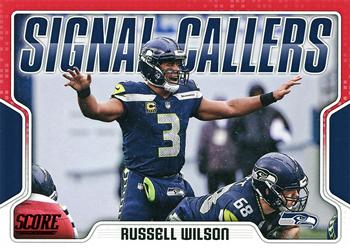 2018 Score - Signal Callers Red #27 Russell Wilson Front