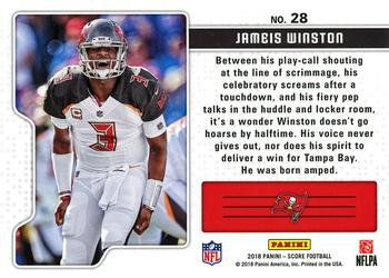 2018 Score - Signal Callers Red #28 Jameis Winston Back
