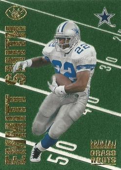 1996 Leaf - Grass Roots Promo #8 Emmitt Smith Front