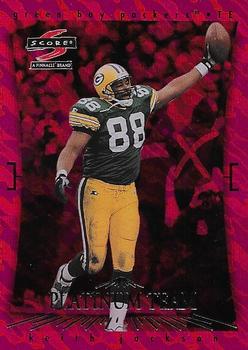 1997 Score Green Bay Packers - Platinum Team #4 Keith Jackson Front