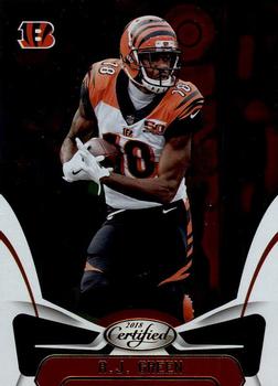 2018 Panini Certified #7 A.J. Green Front