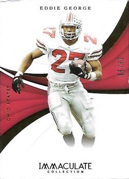 2018 Panini Immaculate Collection Collegiate #16 Eddie George Front