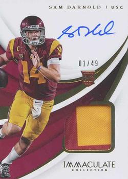 2018 Panini Immaculate Collection Collegiate #102 Sam Darnold Front