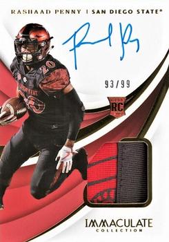 2018 Panini Immaculate Collection Collegiate #124 Rashaad Penny Front