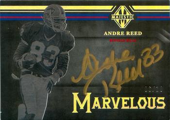 2018 Panini Majestic - Marvelous Signatures Holo Silver #MAR-AR Andre Reed Front