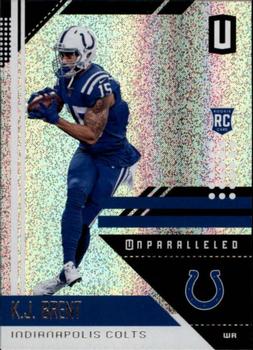 2018 Panini Unparalleled #87 K.J. Brent Front