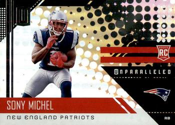 2018 Panini Unparalleled #218 Sony Michel Front