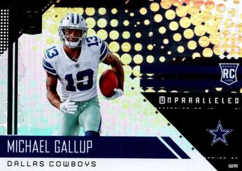 2018 Panini Unparalleled #227 Michael Gallup Front