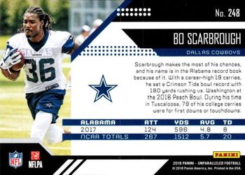 2018 Panini Unparalleled #248 Bo Scarbrough Back
