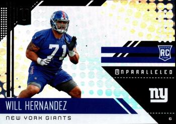 2018 Panini Unparalleled #283 Will Hernandez Front