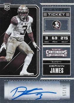 2018 Panini Contenders Draft Picks - Playoff Ticket #181 Derwin James Front