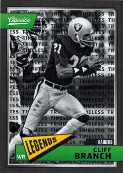 2018 Panini Classics - Timeless Tributes Black #169 Cliff Branch Front