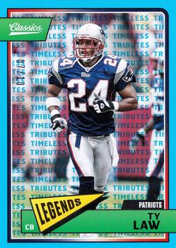 2018 Panini Classics - Timeless Tributes Blue #154 Ty Law Front