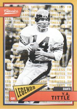 2018 Panini Classics - Timeless Tributes Gold #183 Y.A. Tittle Front