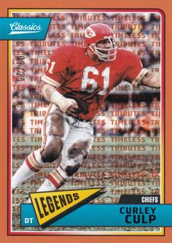 2018 Panini Classics - Timeless Tributes Orange #139 Curley Culp Front