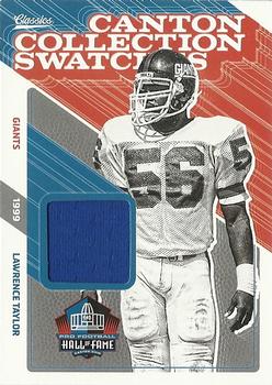 2018 Panini Classics - Canton Collection Swatches #11 Lawrence Taylor Front