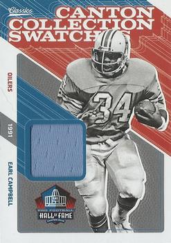 2018 Panini Classics - Canton Collection Swatches #13 Earl Campbell Front