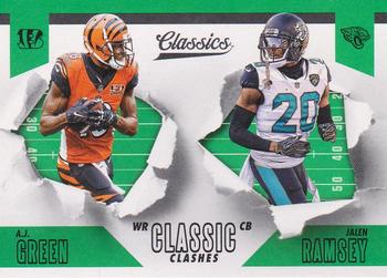 2018 Panini Classics - Classic Clashes #3 A.J. Green / Jalen Ramsey Front