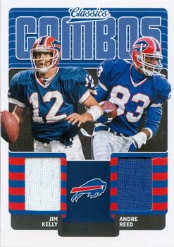 2018 Panini Classics - Classic Combos Material #6 Andre Reed  / Jim Kelly Front