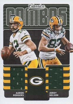 2018 Panini Classics - Classic Combos Material #17 Aaron Rodgers  / Jordy Nelson Front