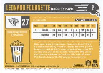 2018 Panini Classics - Premium Edition #47 Leonard Fournette Back
