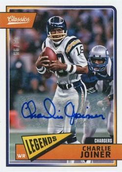2018 Panini Classics - Significant Signatures #114 Charlie Joiner Front
