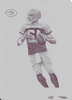 2017 Panini Spectra - Plates and Patches Printing Plates Magenta #38 Aaron Rodgers Front