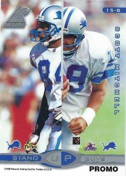 1998 Pinnacle Inside Stand Up Guys Promos #15-AB Barry Sanders / Scott Mitchell / Johnnie Morton / Herman Moore Back