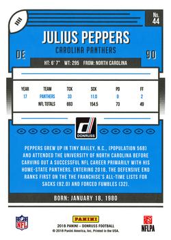2018 Donruss #44 Julius Peppers Back